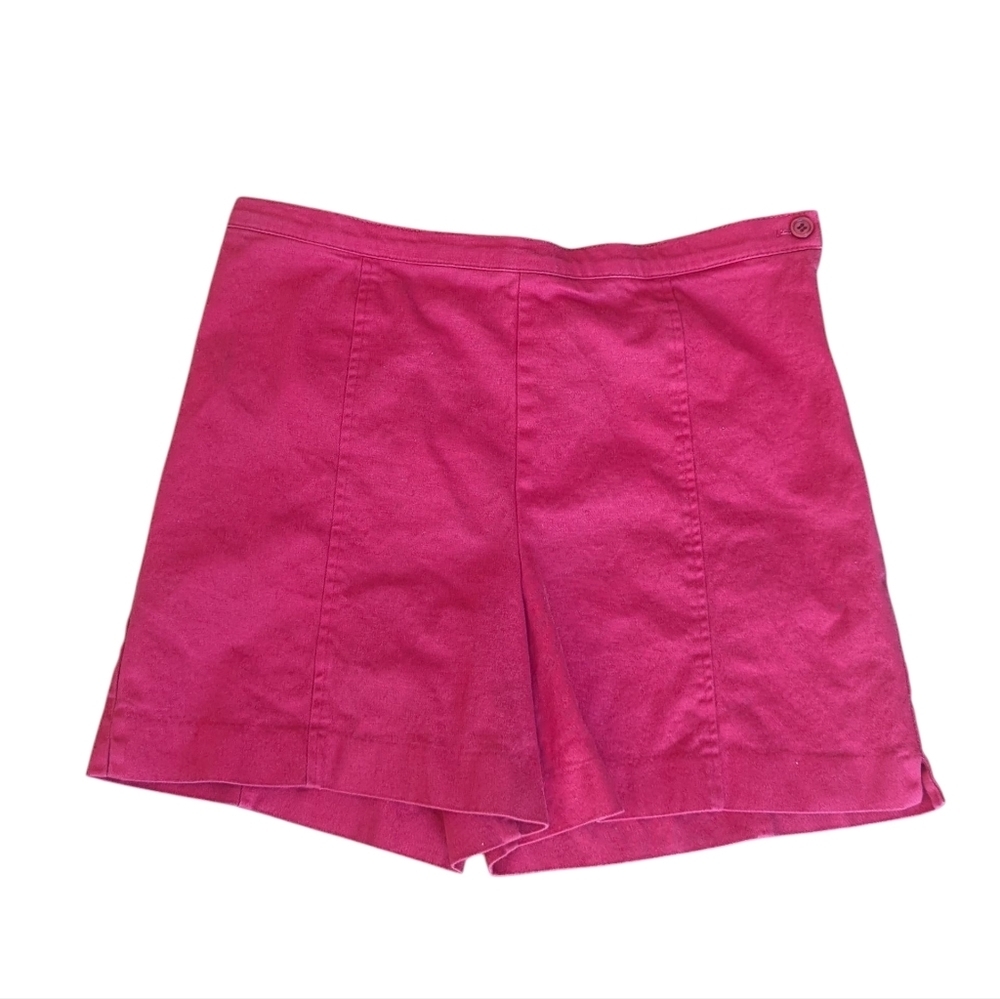 Woman's Tribal Chic High Pink/Red Waist Shorts- Size 12